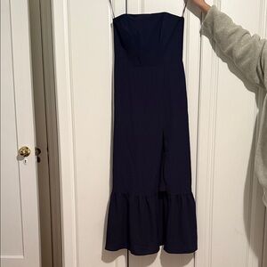 Park & Fifth Midnight Blue Strapless Dress